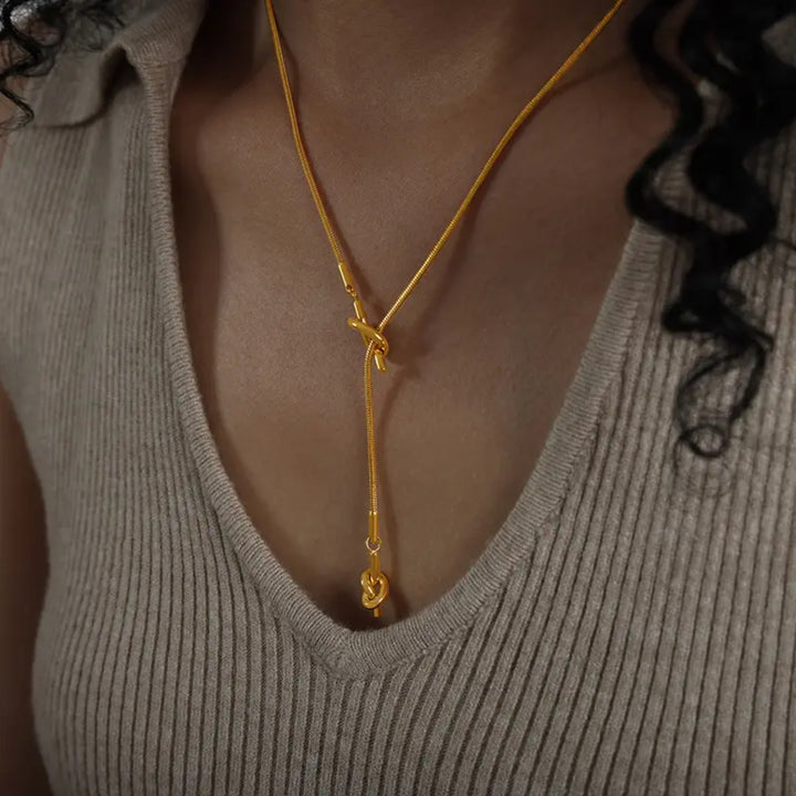 Sway & Slay Golden Necklace