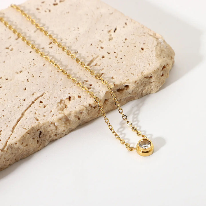 Celeste Diamond Necklace - Gold