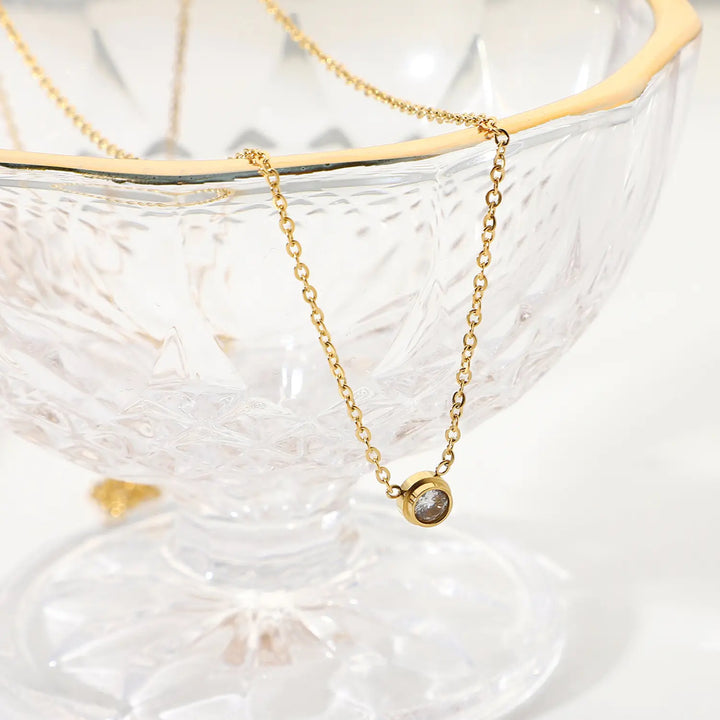 Celeste Diamond Necklace - Gold