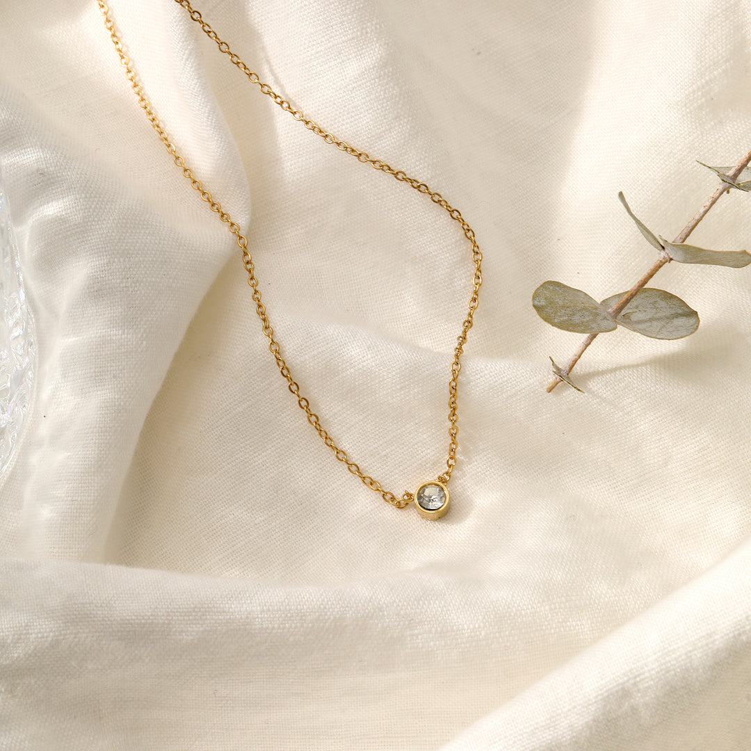 Celeste Diamond Necklace - Gold