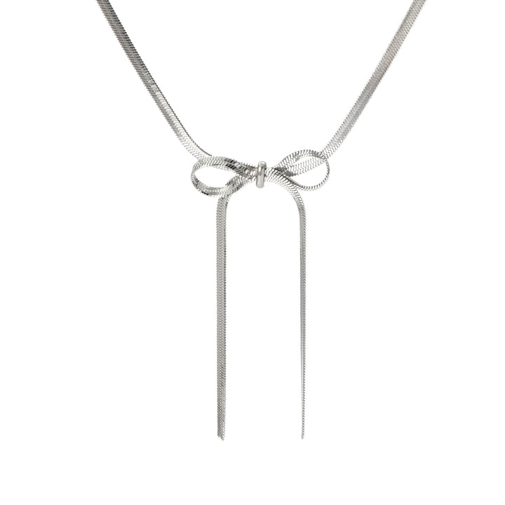 Celestial Bow Silver Necklace