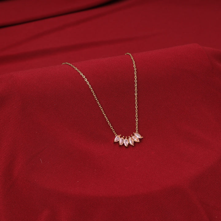 Peony Kiss Pink Necklace - Salty Accessories