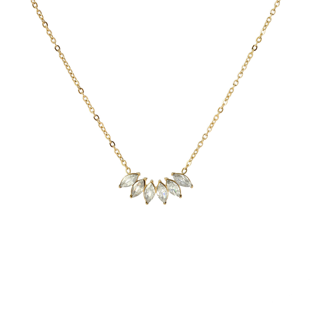 Peony Kiss White Necklace