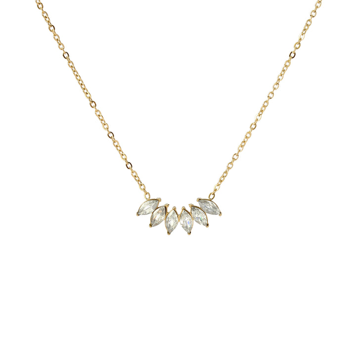 Peony Kiss White Necklace