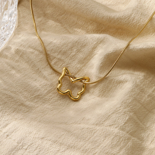 Papillon Golden Necklace