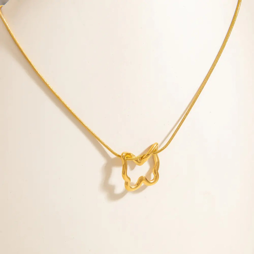 Papillon Golden Necklace