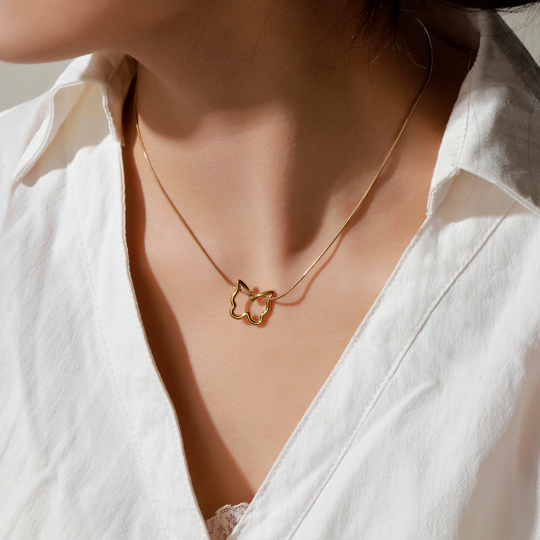 Papillon Golden Necklace