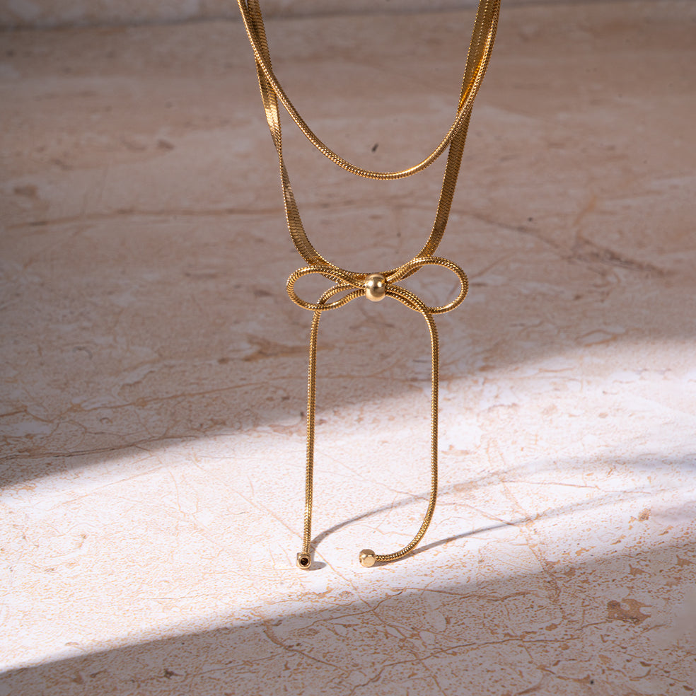 Frostbow Golden Necklace