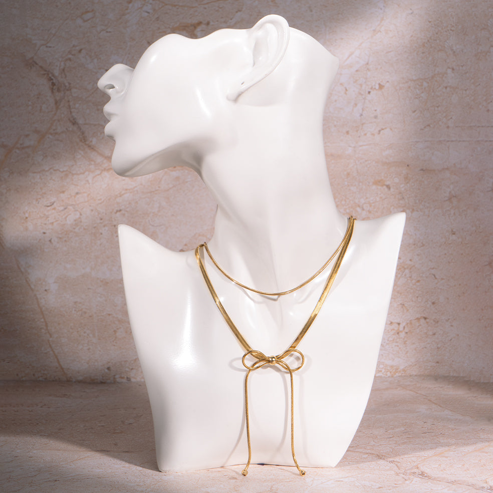 Frostbow Golden Necklace