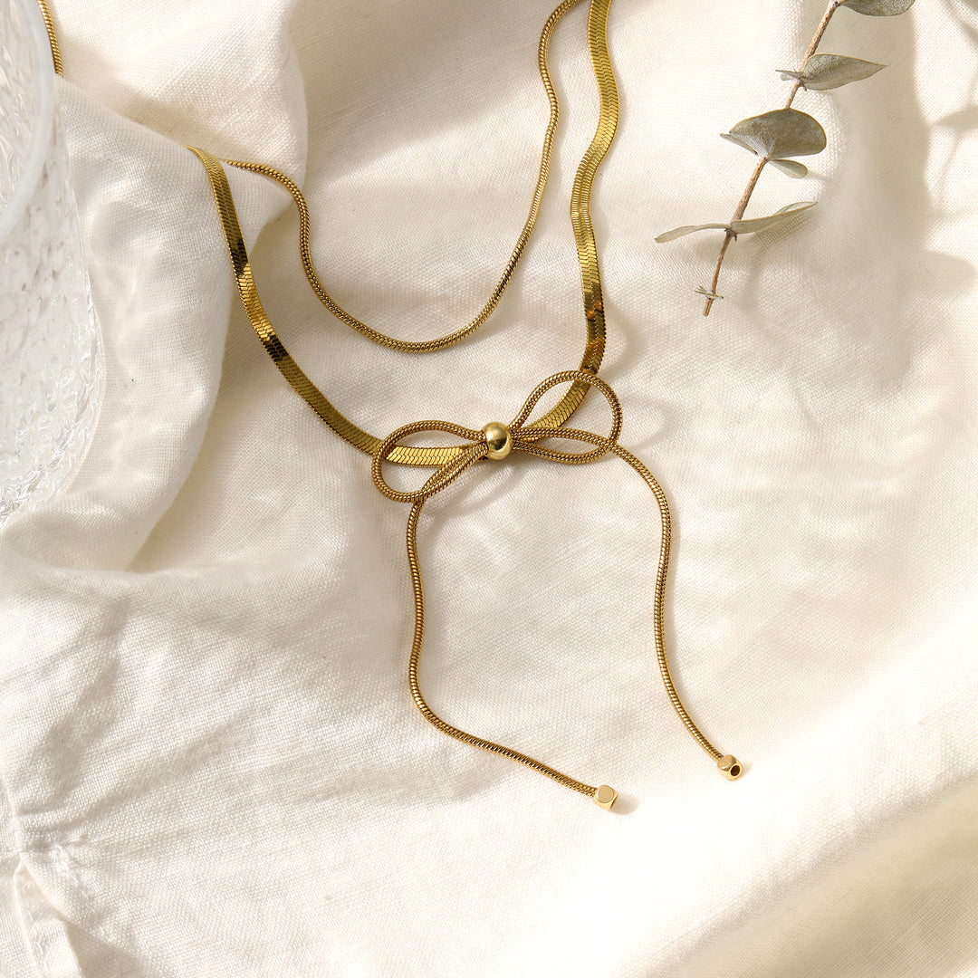 Frostbow Golden Necklace