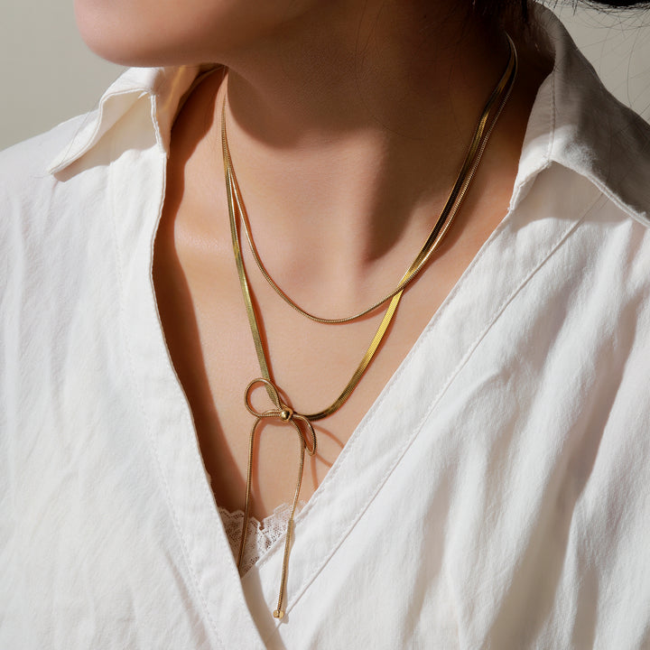 Frostbow Golden Necklace