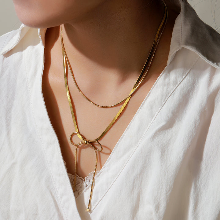 Frostbow Golden Necklace