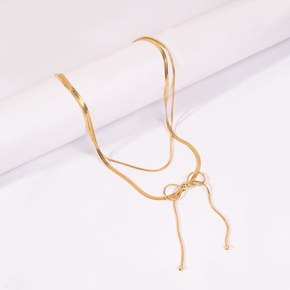 Frostbow Golden Necklace
