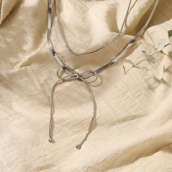 Frostbow Silver Necklace