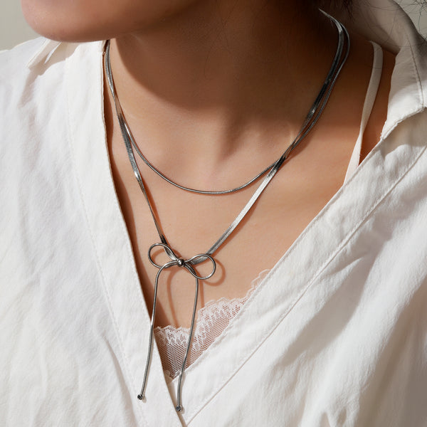 Frostbow Silver Necklace
