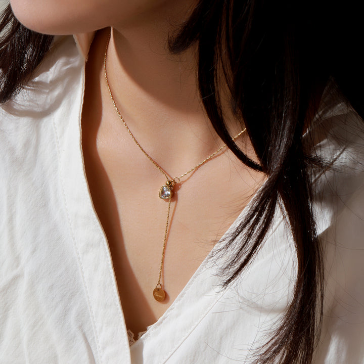 Dilruba Golden Necklace