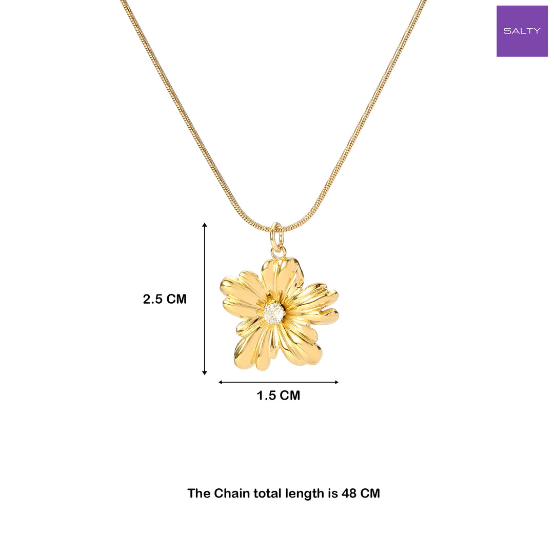 Chameli Golden Necklace