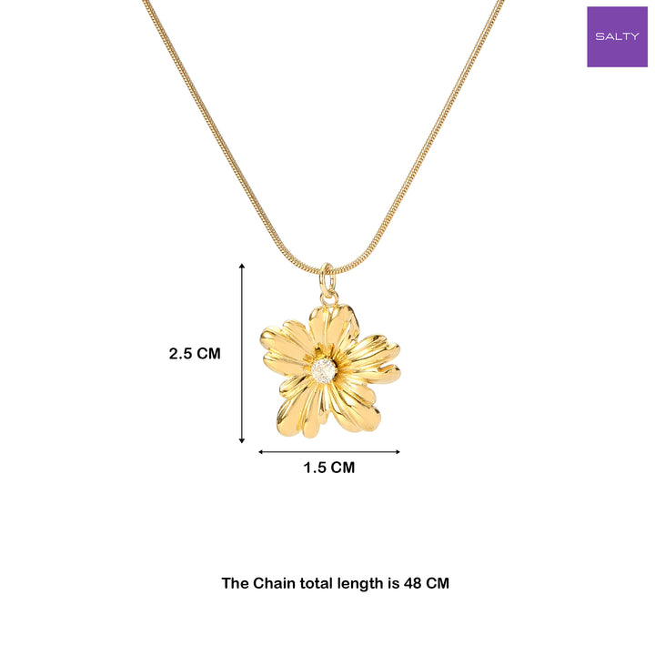 Chameli Golden Necklace