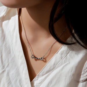 Knottica Silver Necklace - Salty Accessories