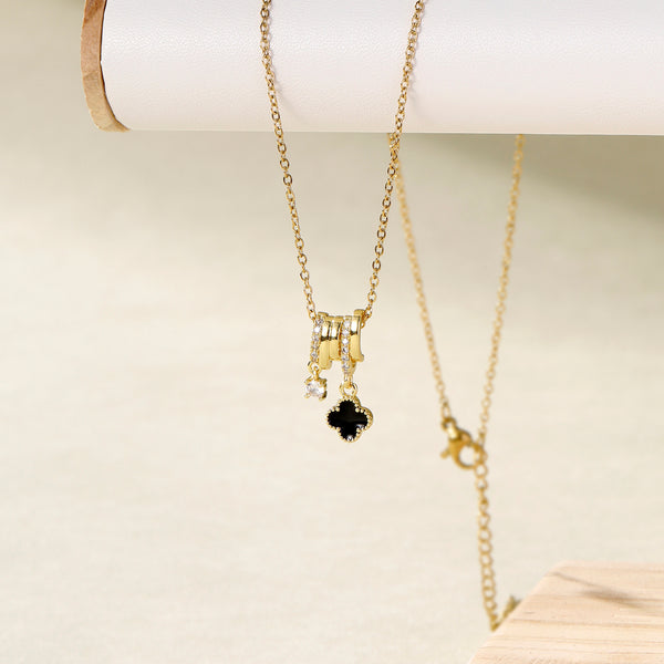 Cloverte Studded Necklace