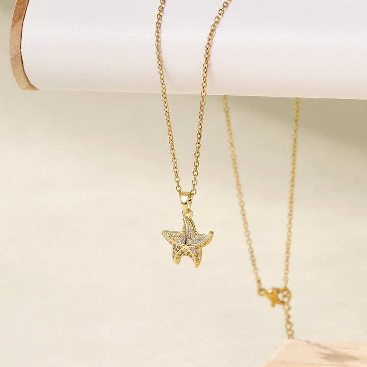 Star of the Sea Gold Necklace