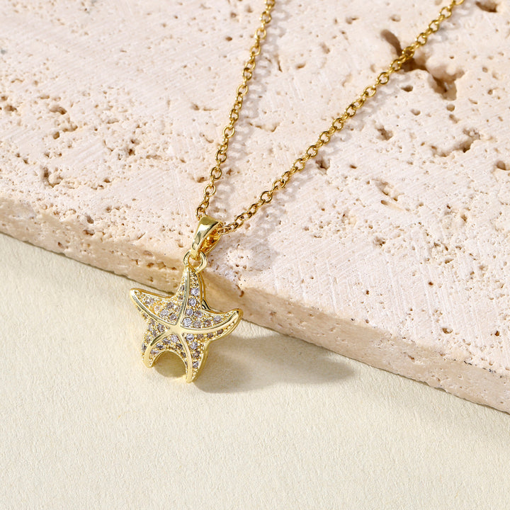 Star of the Sea Gold Necklace