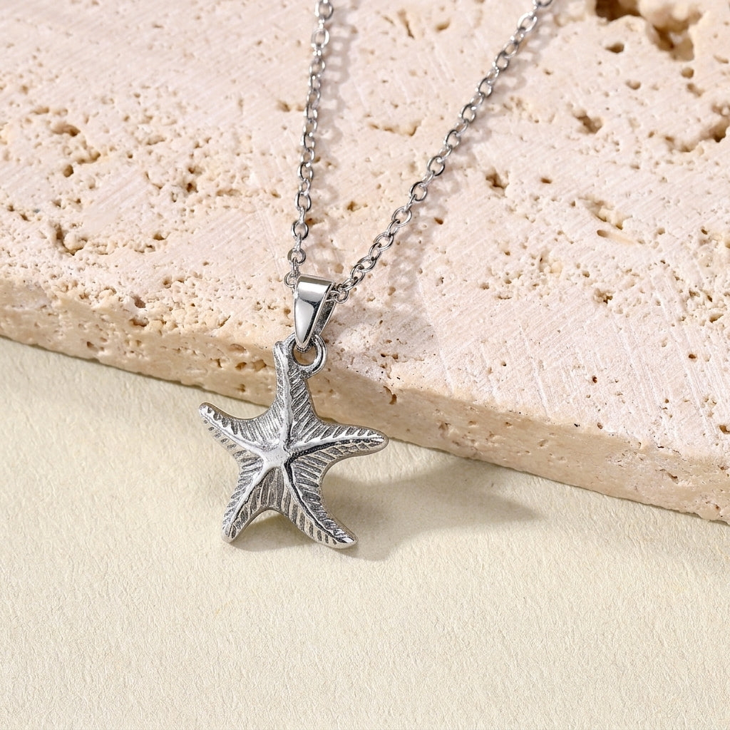 Star of the Sea Silver Necklace