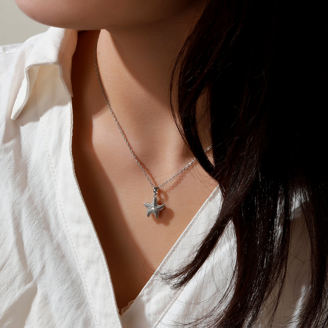 Star of the Sea Silver Necklace