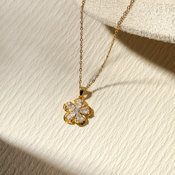 Posies Crystal Necklace