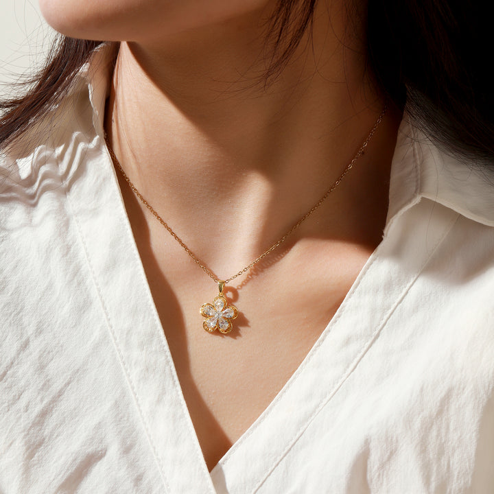 Posies Crystal Necklace
