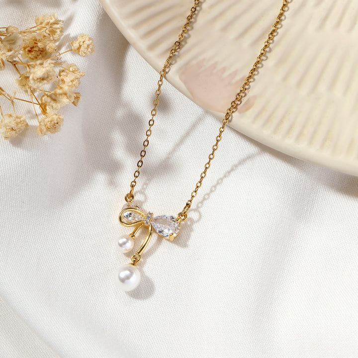 Solace Crystal & Pearl Pendant