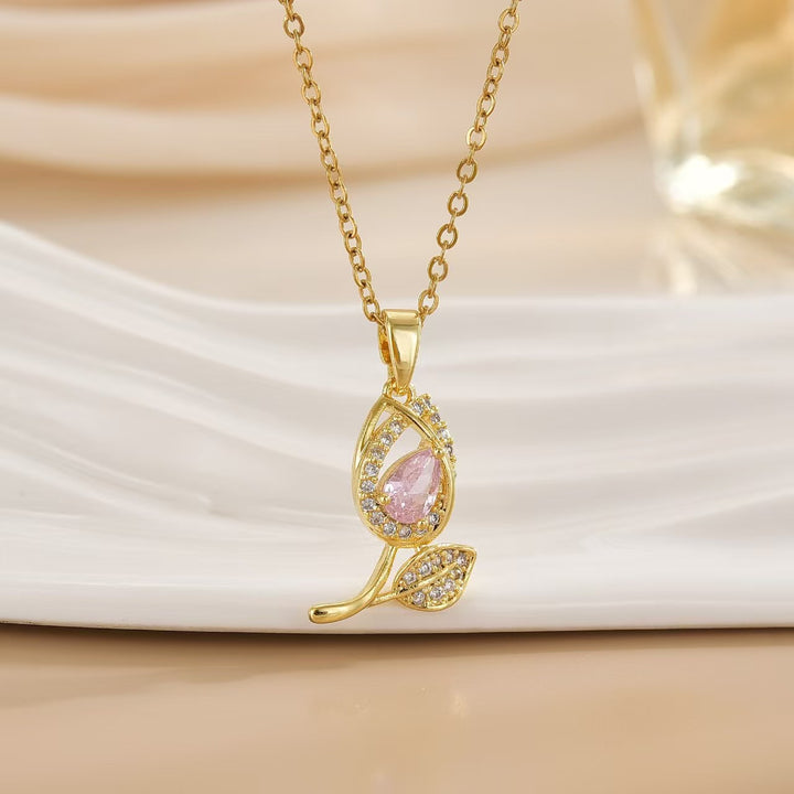 Rosy Dew Necklace