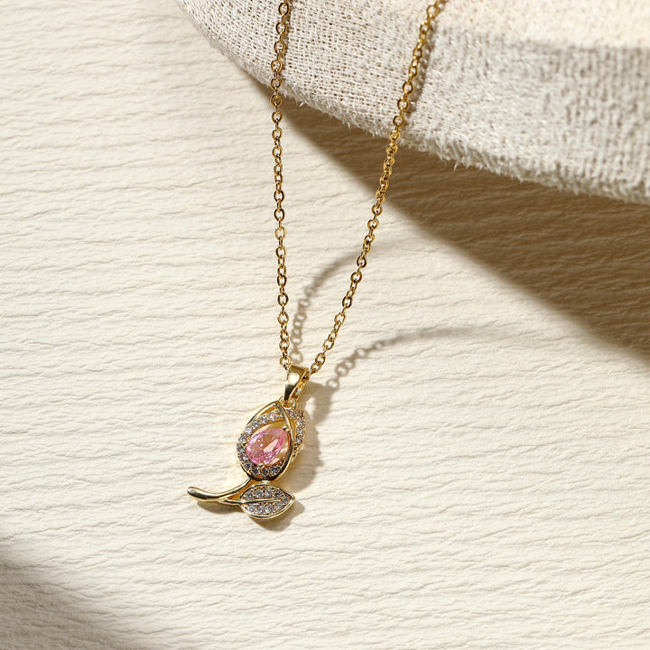 Rosy Dew Necklace
