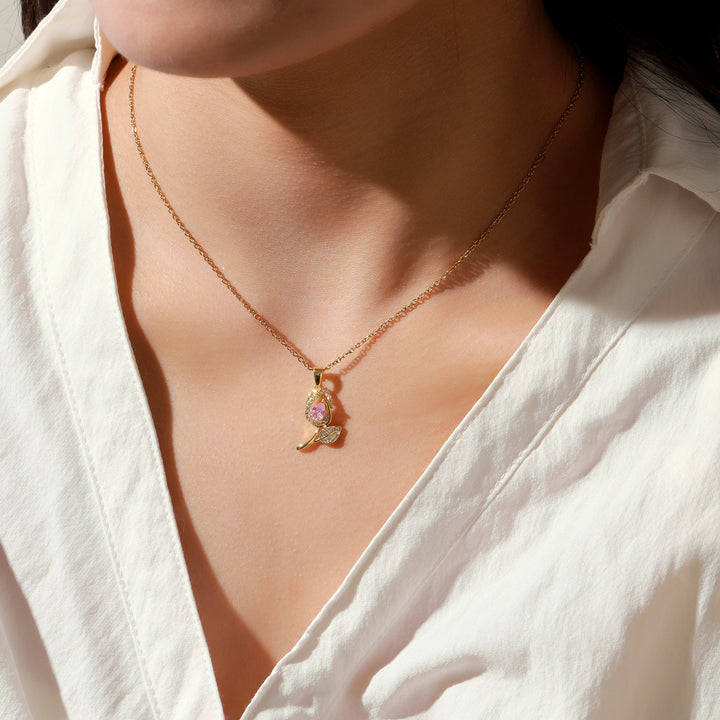 Rosy Dew Necklace