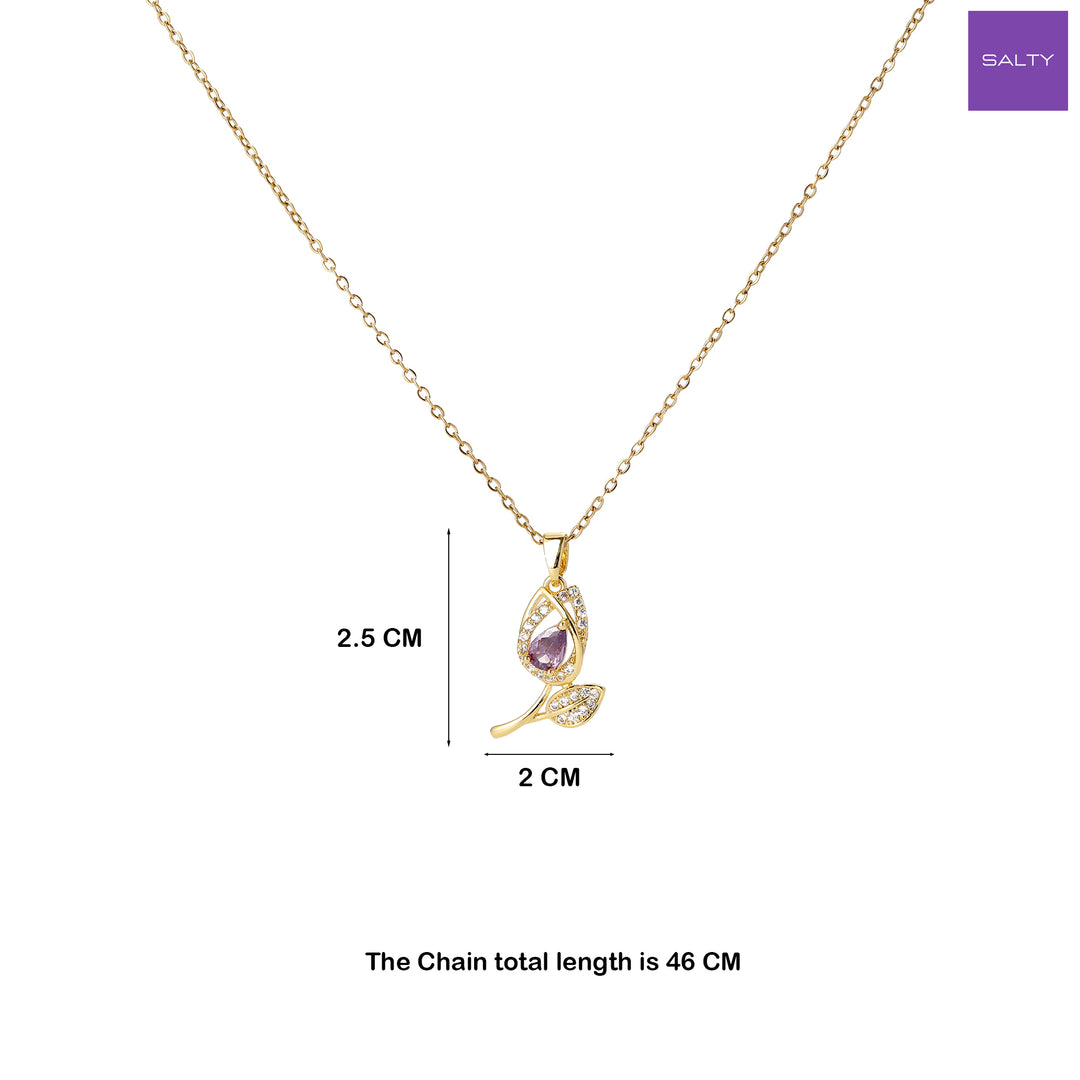 Amethyst Dew Necklace