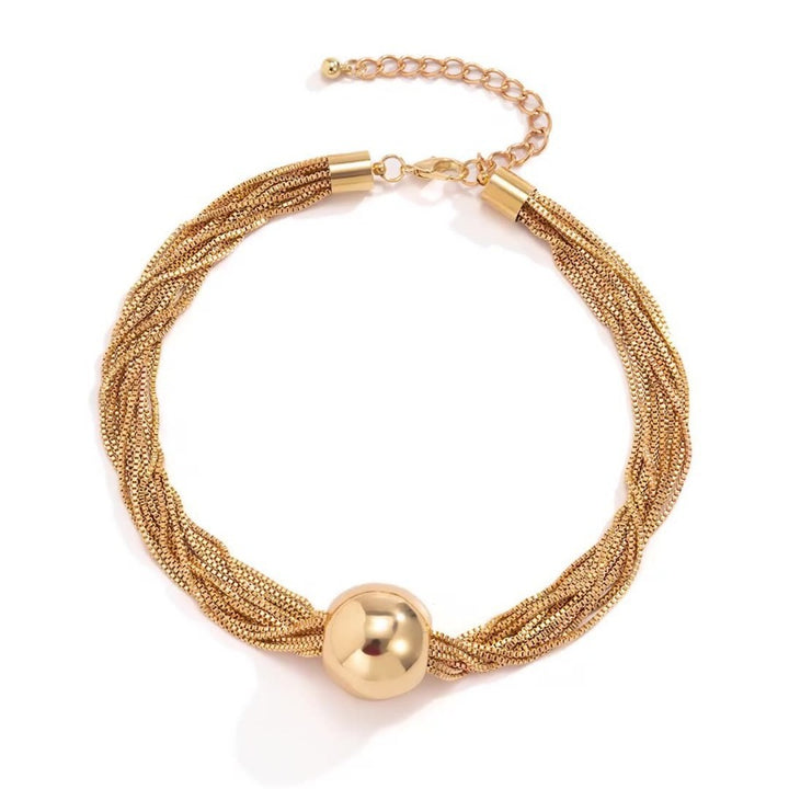 Multi-Chain Statement Ball Necklace - Salty Accessories