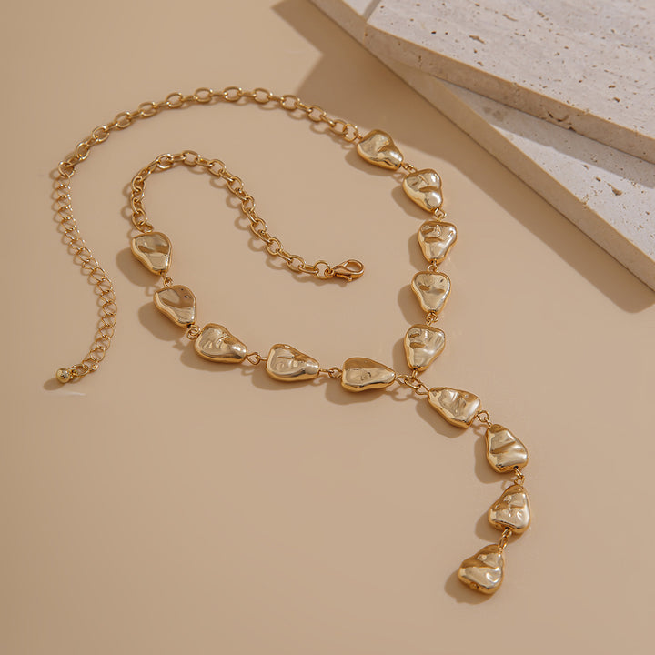Golden Grace Drop Down Necklace