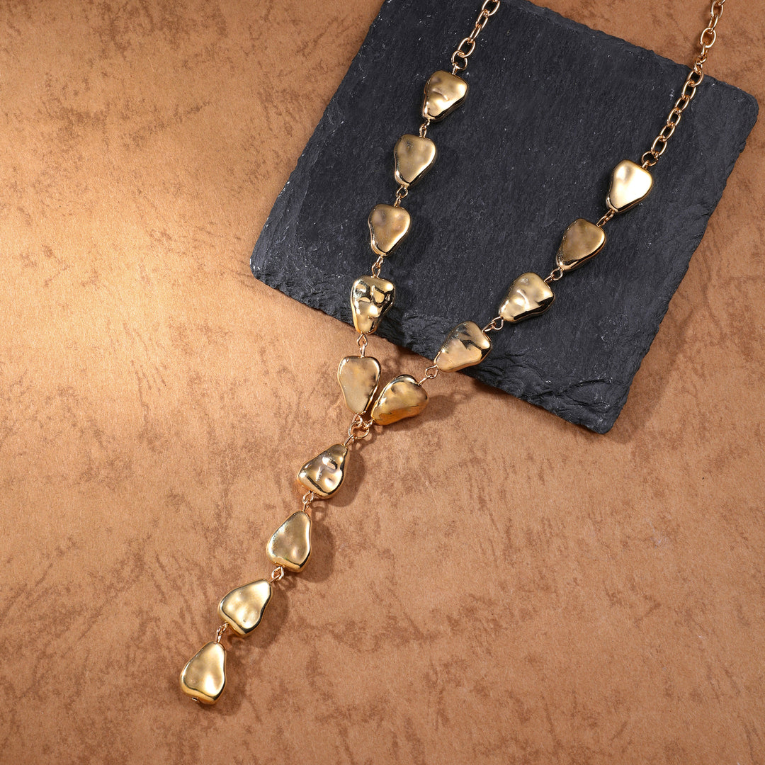 Golden Grace Drop Down Necklace