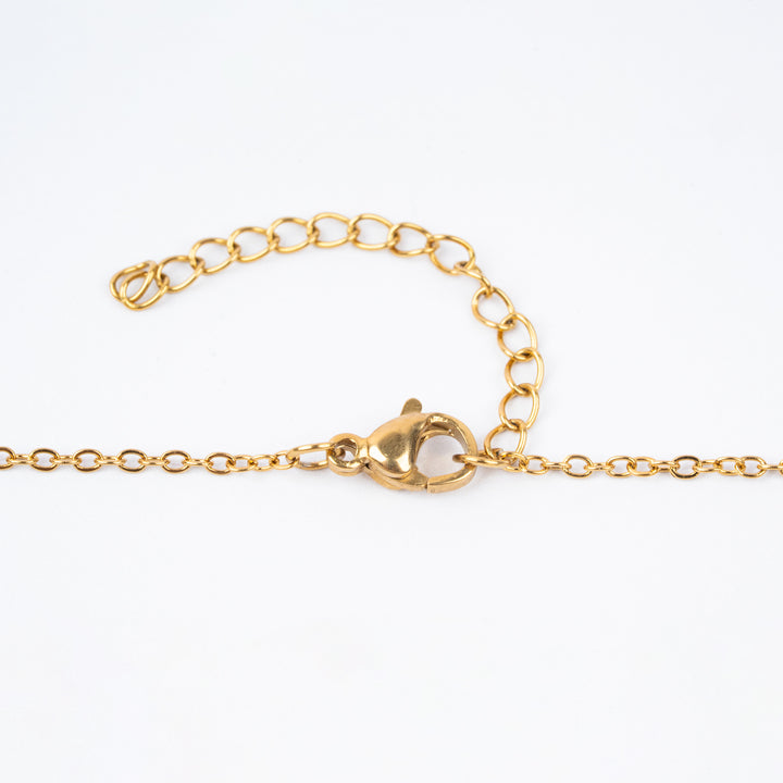 Pink Heart Dainty Necklace
