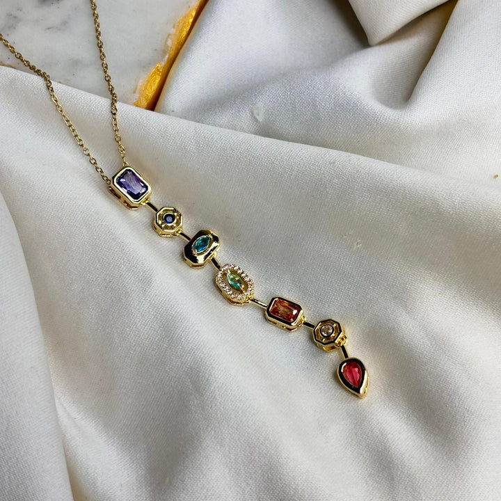Aurora Relic Gem Necklace