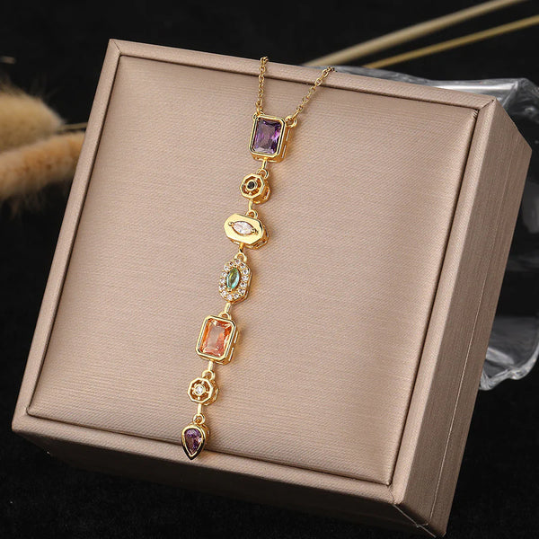 Aurora Relic Gem Necklace