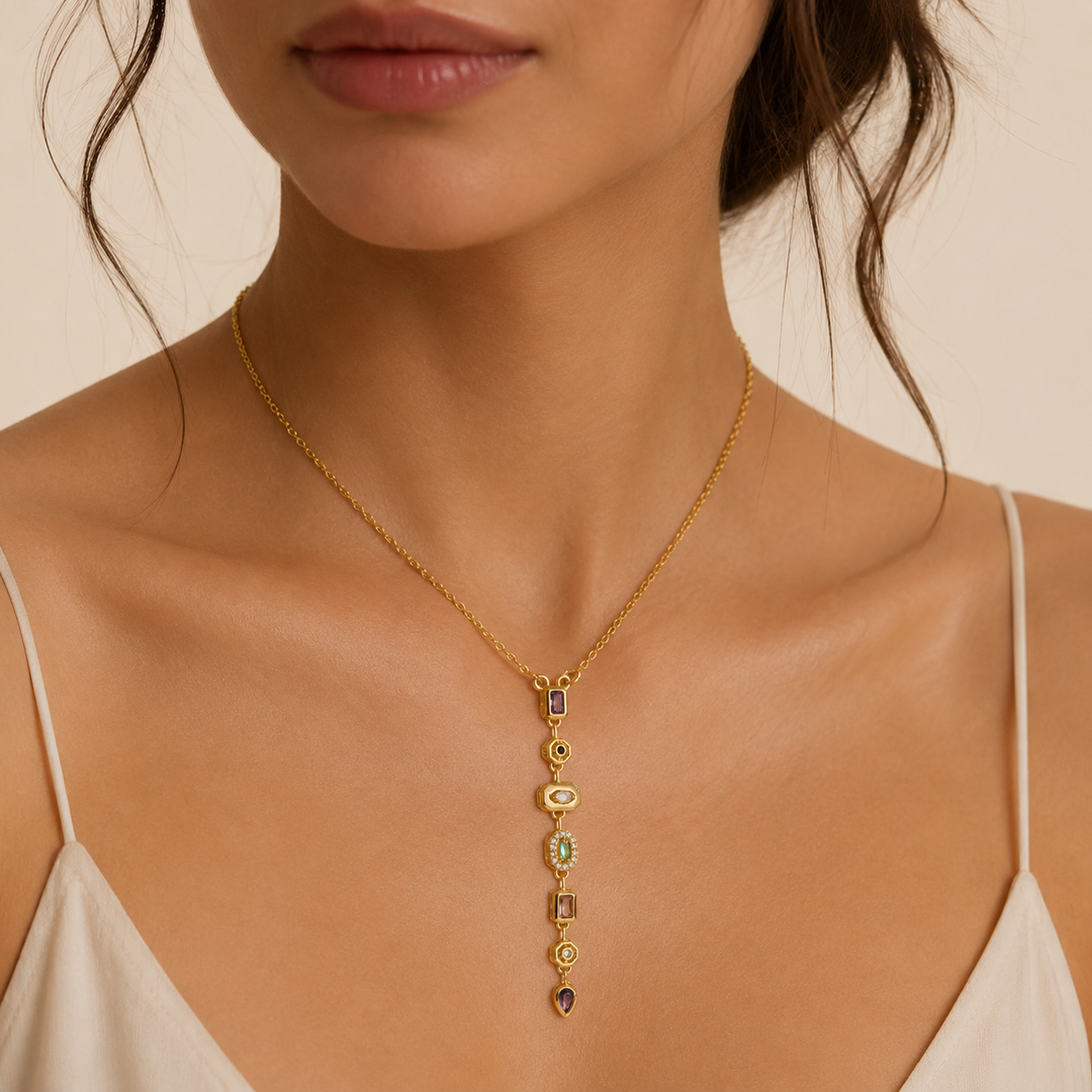 Aurora Relic Gem Necklace