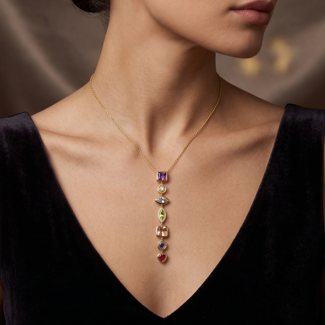 Aurora Love Gem Necklace