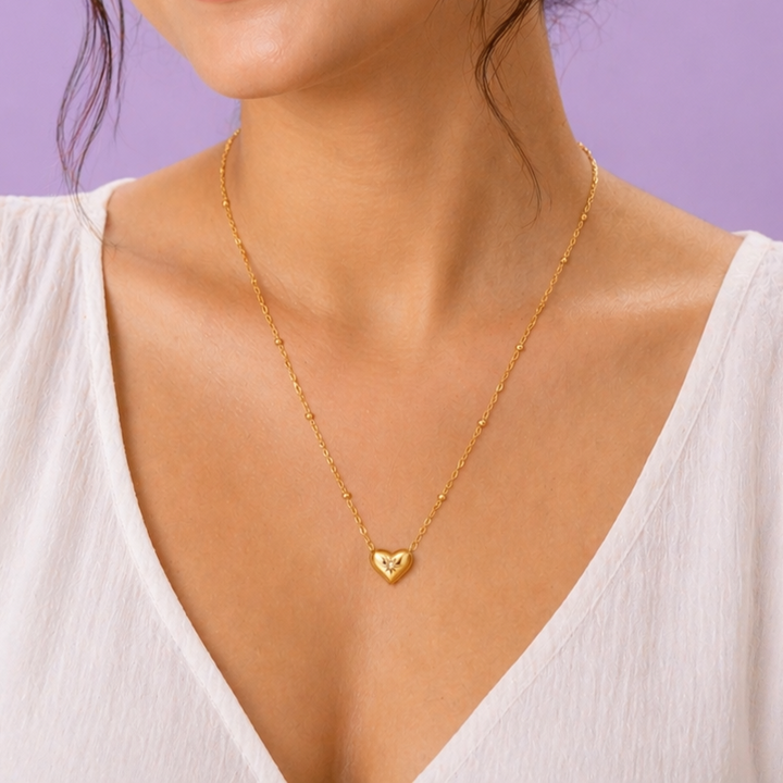 Starlit Heart Necklace