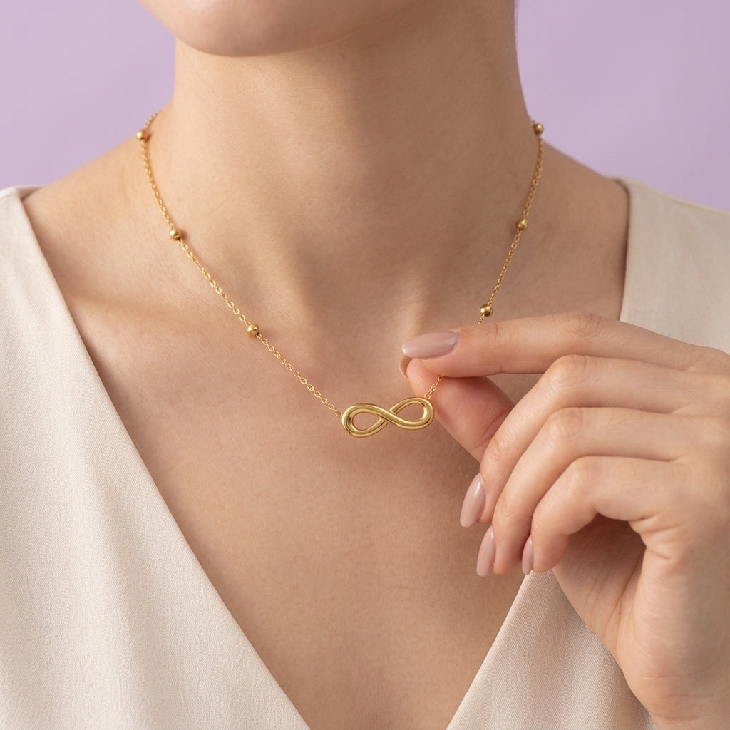 Endless Grace Bow Necklace