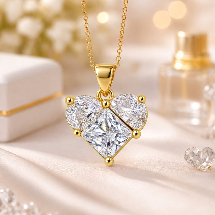 White Heart Radiance Necklace