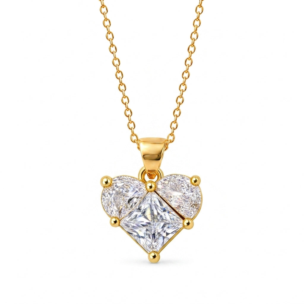 White Heart Radiance Necklace