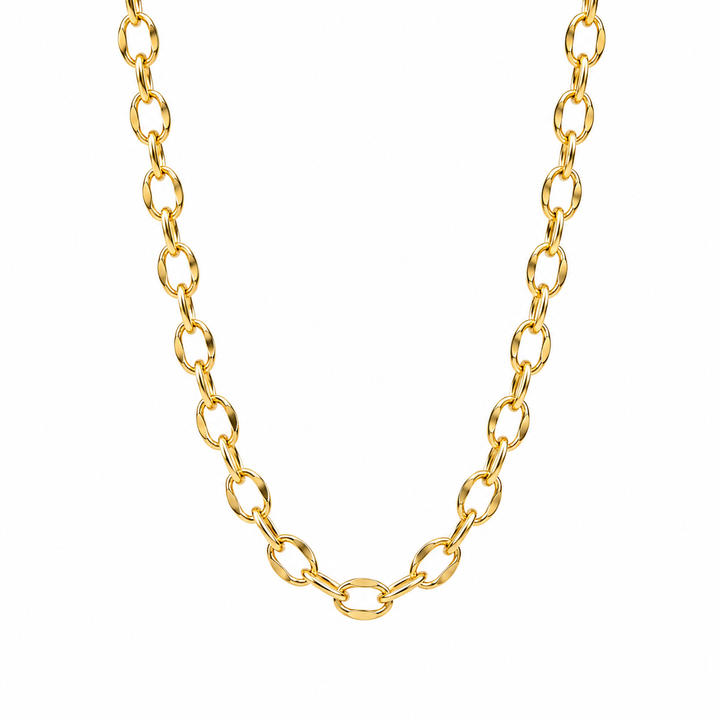 Golden Heart Link Minimal Chain | Salty