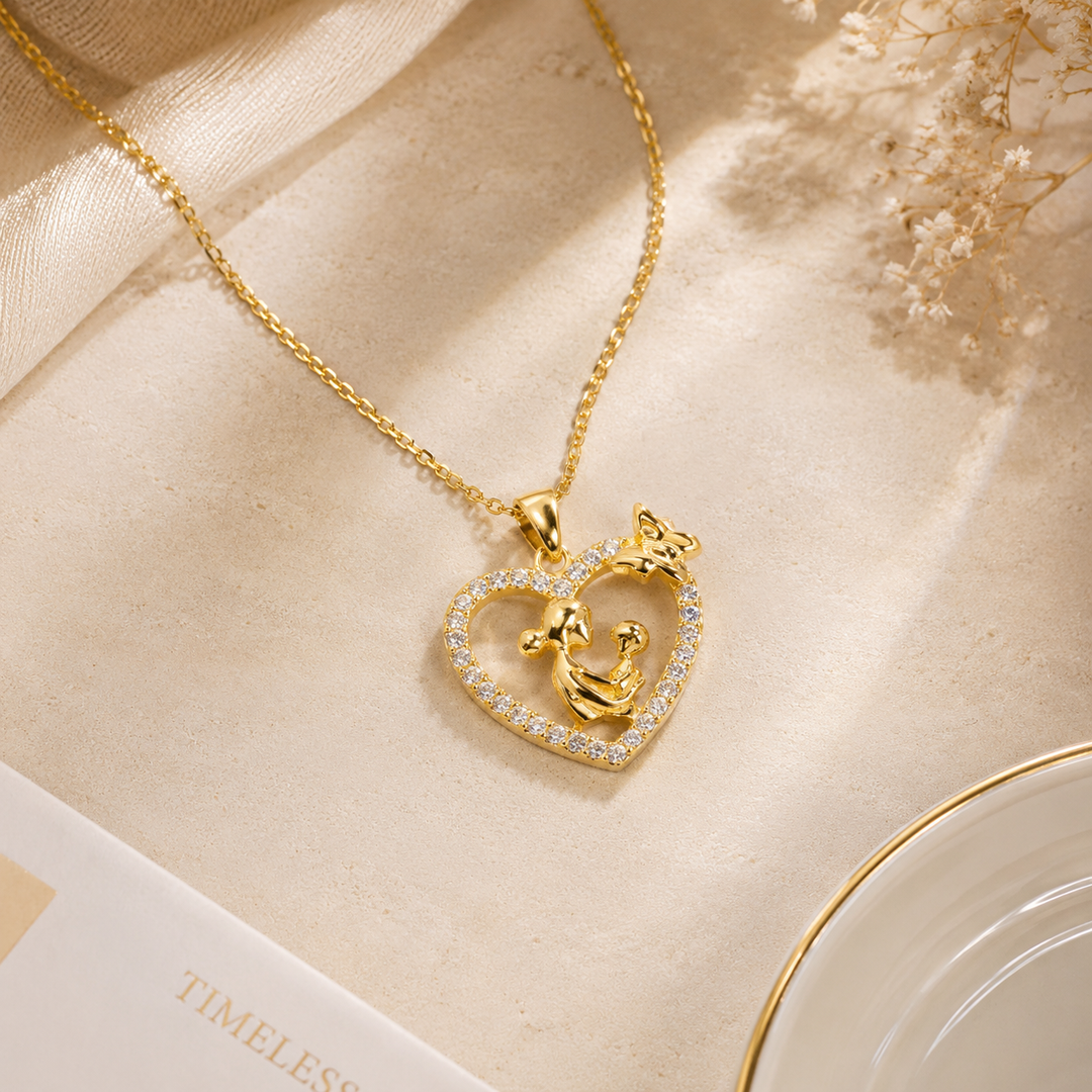 Mom’s Eternal Baby Bond Necklace