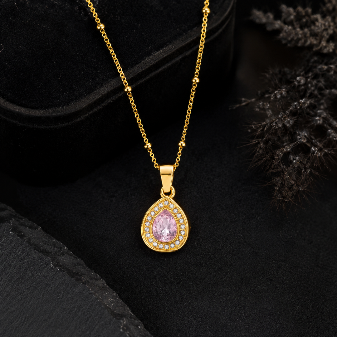 Roselle Drop Necklace